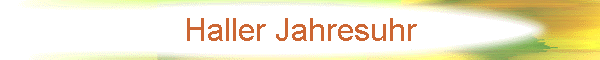 Haller Jahresuhr